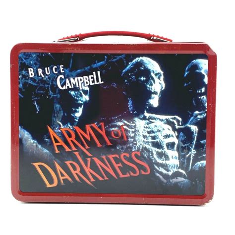 NECA Bruce Campbell Army Of Darkness Lunch Box Limited 